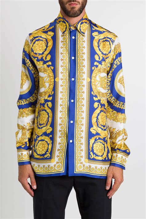 versace men hemd|Versace shirts for sale.